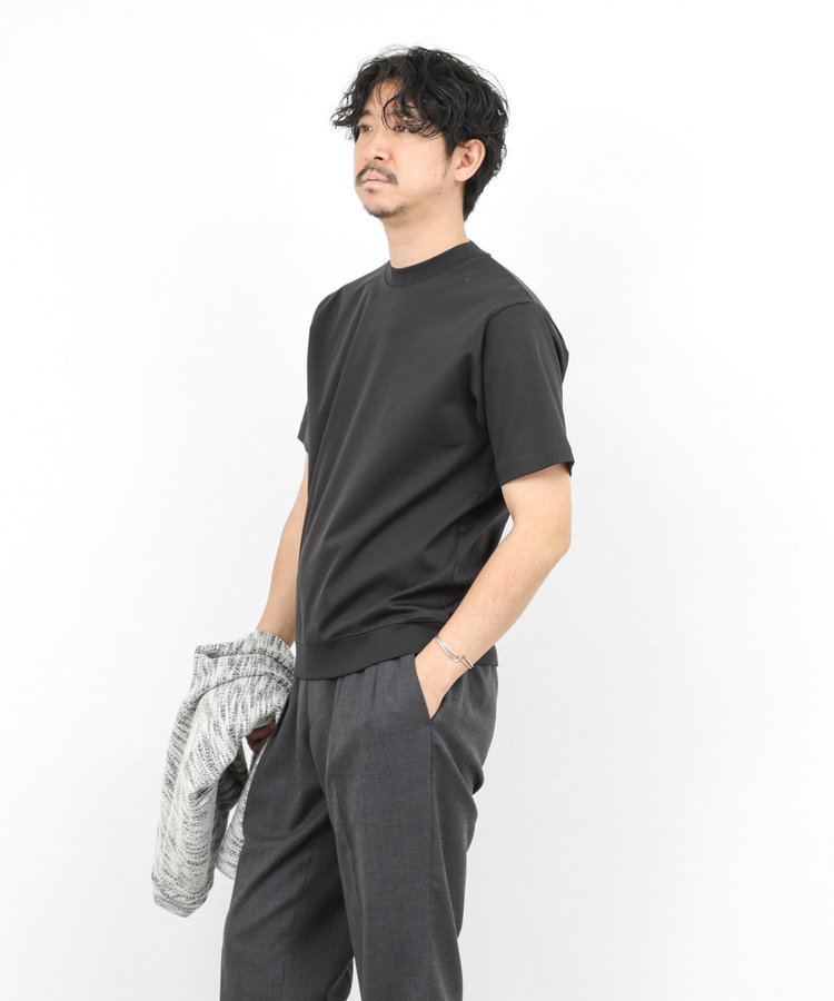 ［WEB限定 SPECIAL SALE！］《ビジカジ対応》シルケットスムース クルーネックドレスTシャツ 26SS