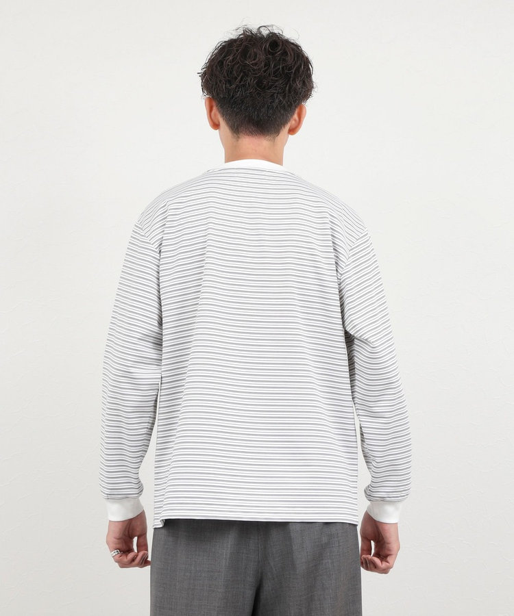 超長綿シルケットボーダーTシャツL/S 26AW