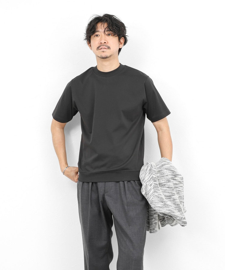 ［WEB限定 SPECIAL SALE！］《ビジカジ対応》シルケットスムース クルーネックドレスTシャツ 26SS
