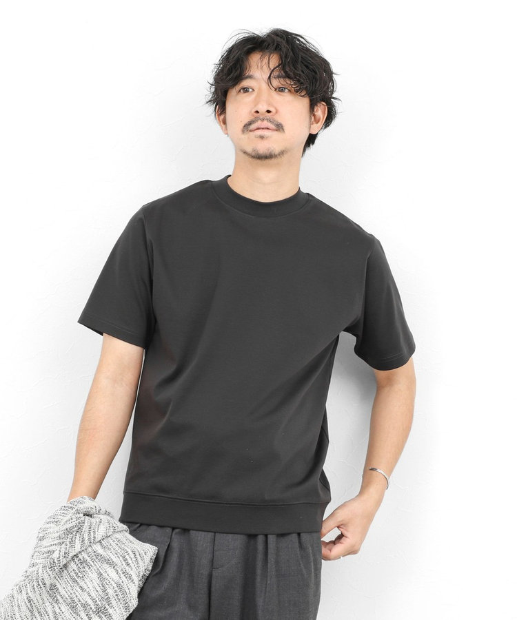 ［WEB限定 SPECIAL SALE！］《ビジカジ対応》シルケットスムース クルーネックドレスTシャツ 26SS