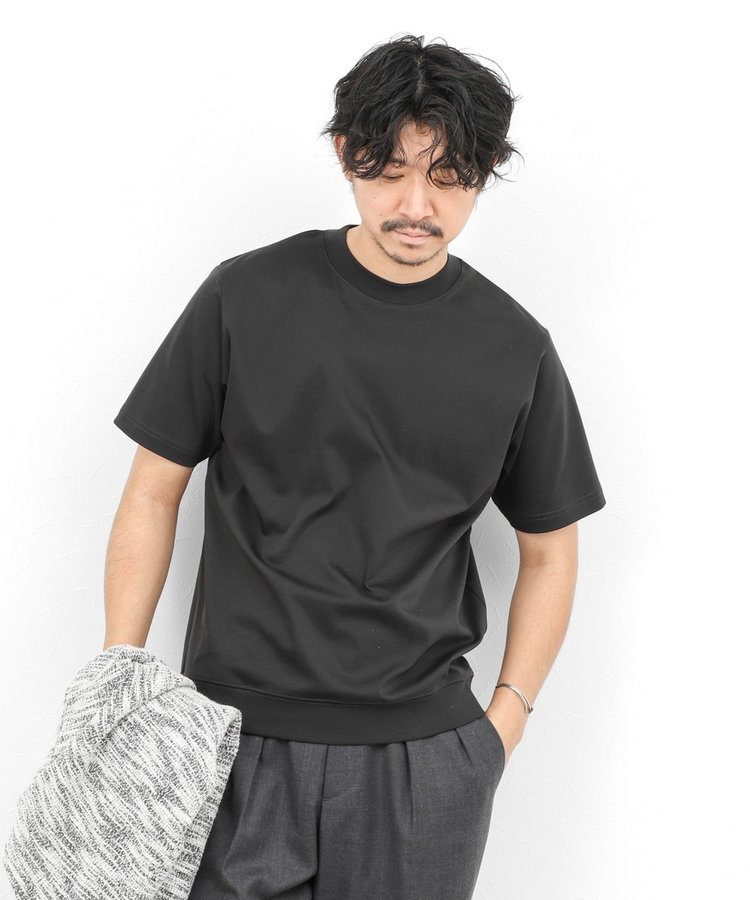 ［WEB限定 SPECIAL SALE！］《ビジカジ対応》シルケットスムース クルーネックドレスTシャツ 26SS