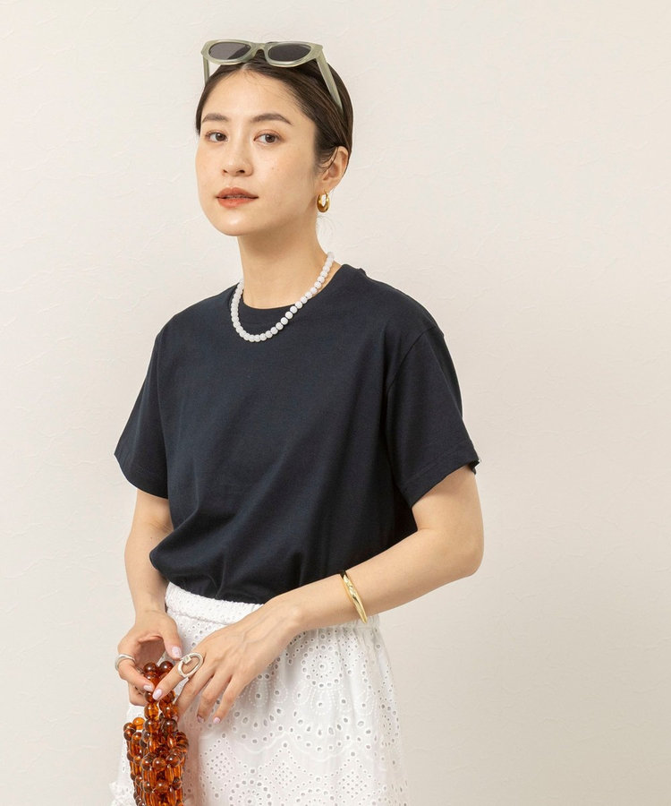 【MAQWEL/マクウェル】ウォッシャブルコンパクトコーマＴシャツ