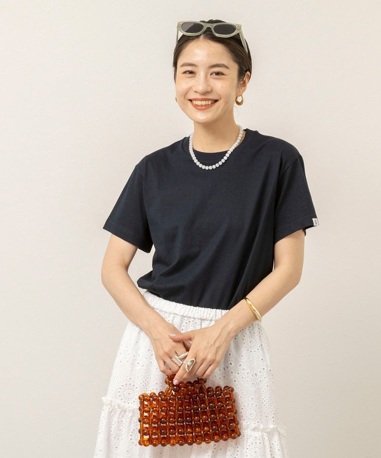 【MAQWEL/マクウェル】ウォッシャブルコンパクトコーマＴシャツ