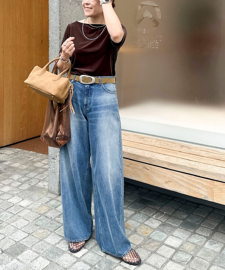 《4サイズ展開》【RM denim】ルーズワイドデニム