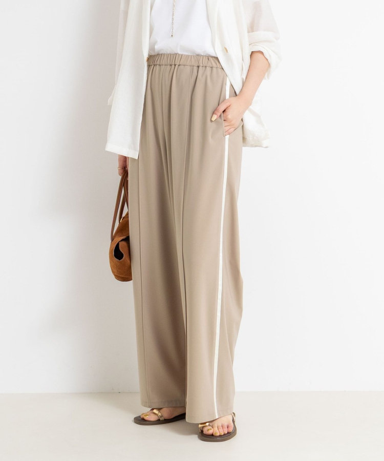 ノーリーズ ウォッシャブルトリアセワイドパンツ セットアップ