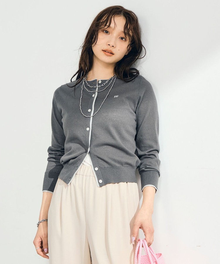 UVカットFRベーシックカーディガン（6-0021-3-22-011）｜fredy emue