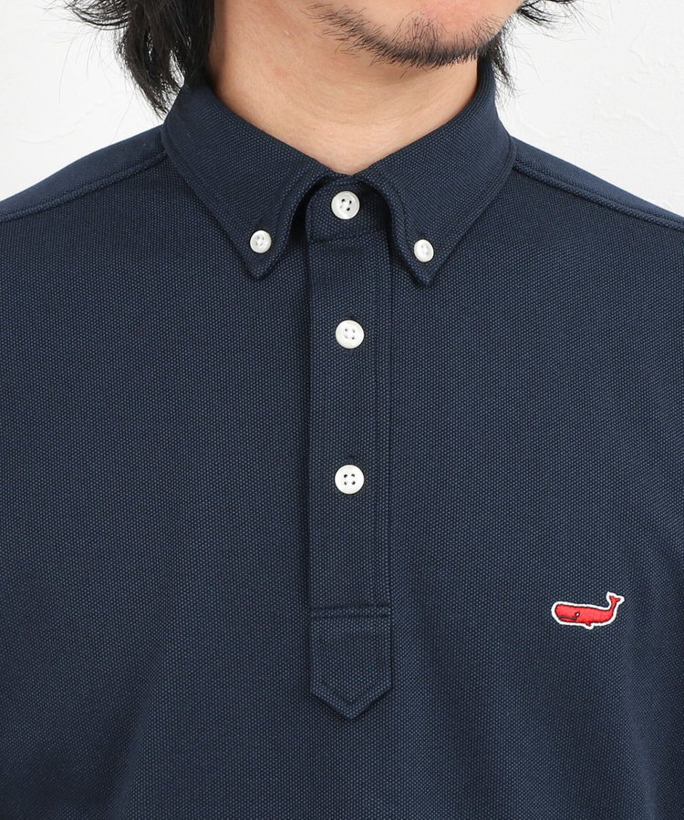 《ビジカジ対応》クジラ Polo ボタンダウンポロシャツ 26SS