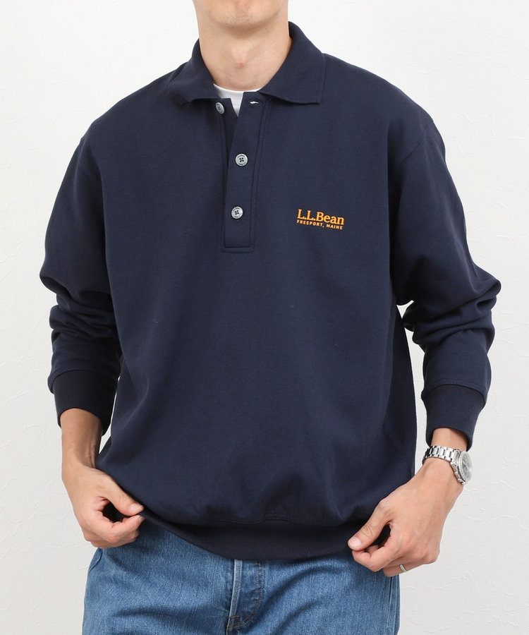 【L.L.Bean】Portage Polo Sweatshirt ポーテージ・ポロスウェットシャツ 26AW