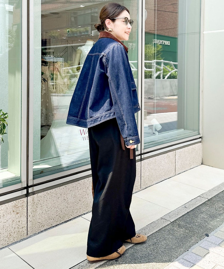 【一部WEB限定サイズ】ウォッシャブルロビンソンツイルデザインパンツ
