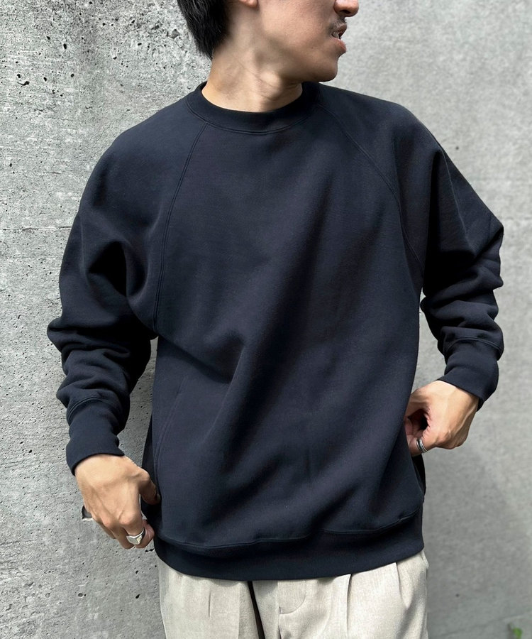 BATONER/バトナー】JUMBERCA URAKE CREW NECK クルーネックスウェット（4-0607-5-53-601）｜NOLLEY'S  goodman(ノーリーズ グッドマン）｜NOLLEY'S(ノーリーズ）｜men（MEN）｜NOLLEY'S MALL（ノーリーズ モール）