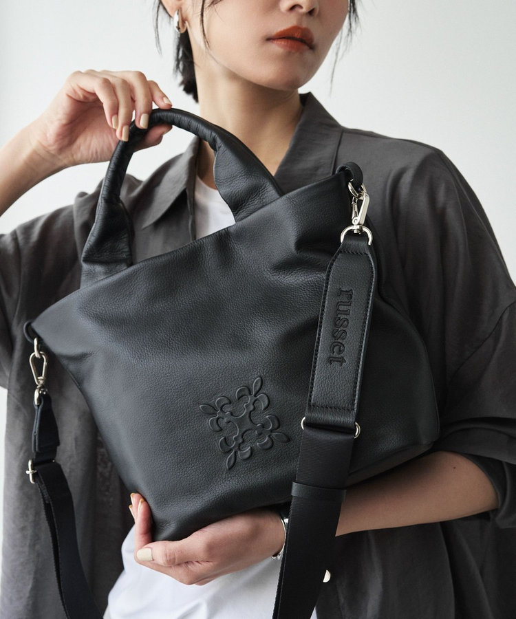 【Souffle TOTE】レザー2WAYトートバッグ