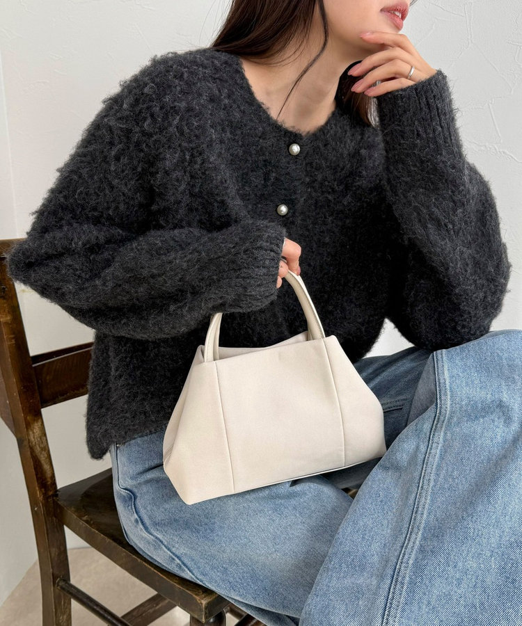 フェイクスエードミニトートバッグ（5-0573-6-32-102）｜fredy emue