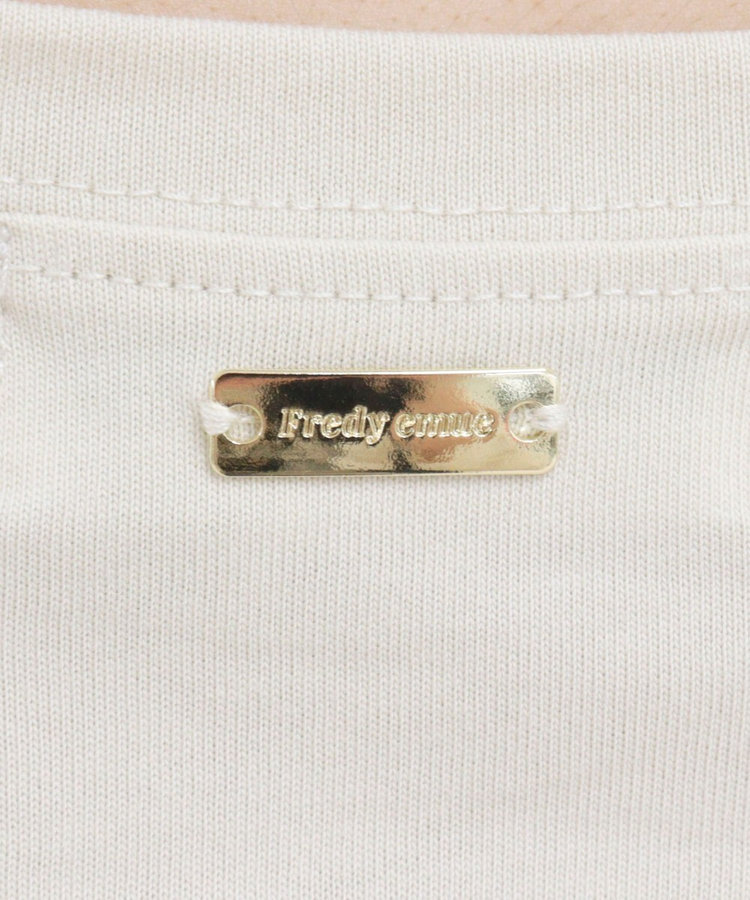 ホースプリント裾ドロストTシャツ