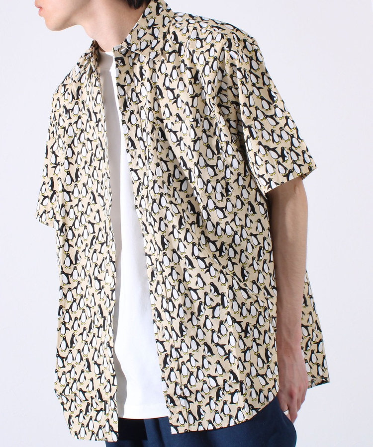 アニマルプリント半袖T(rhino) Rhino Rhinoceros Retro Vintage WIld Animal Kids Men Women