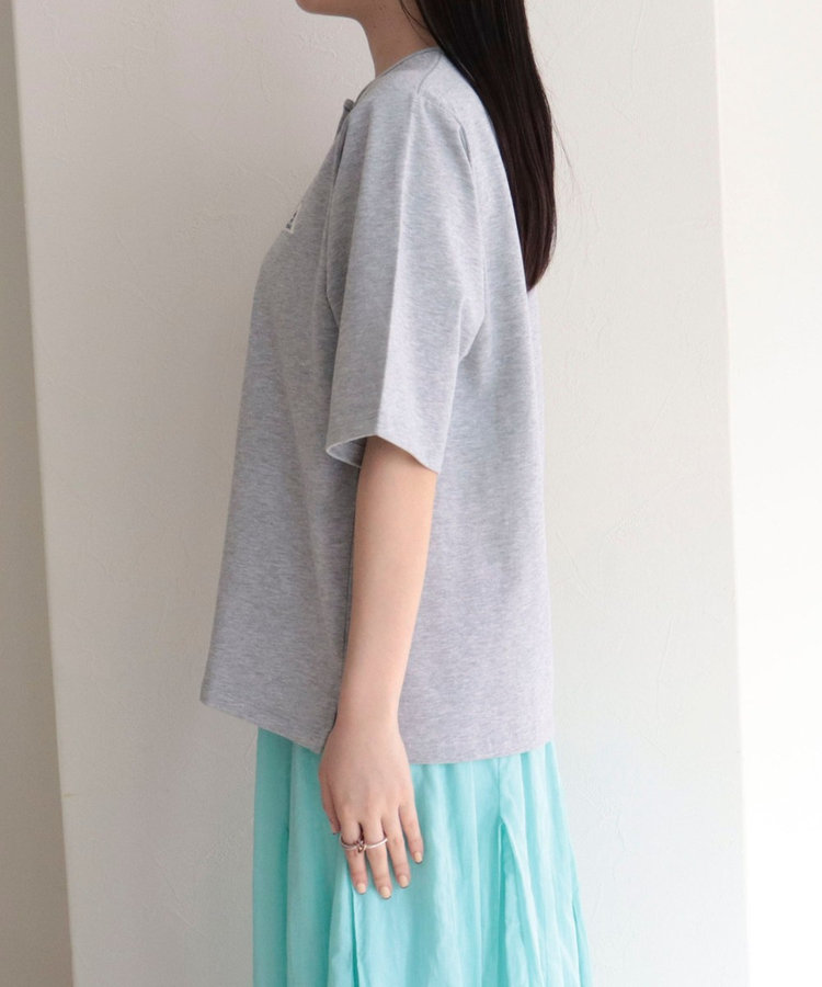 【GEVACO/ゲバコ】別注レディースヘンリーネックTシャツ