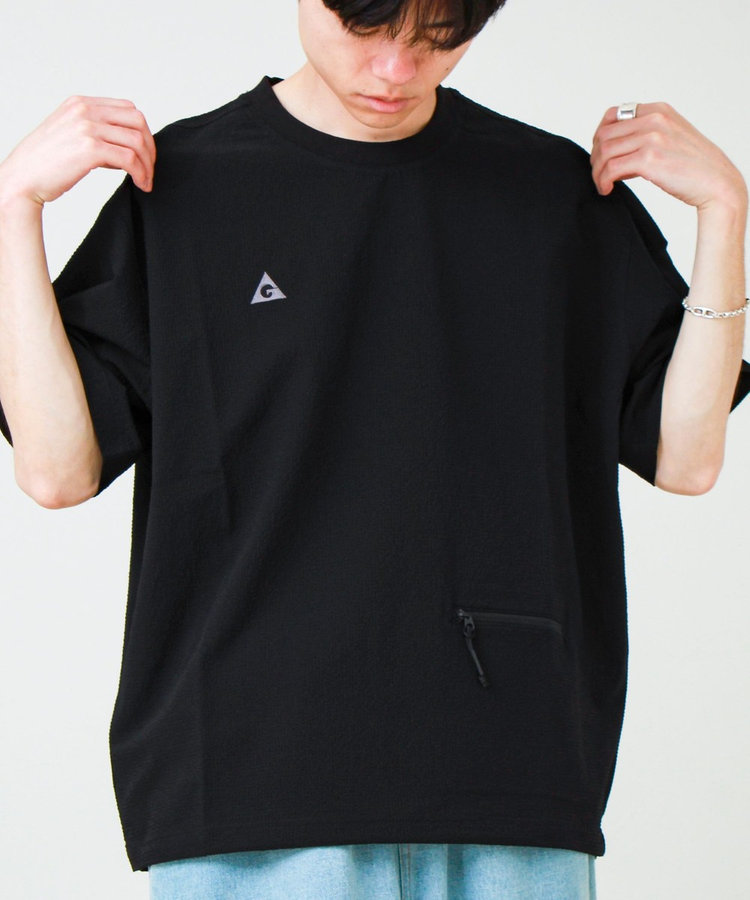 【GERRY/ジェリー】Seersucker Vent Mesh S/S PO Shirt