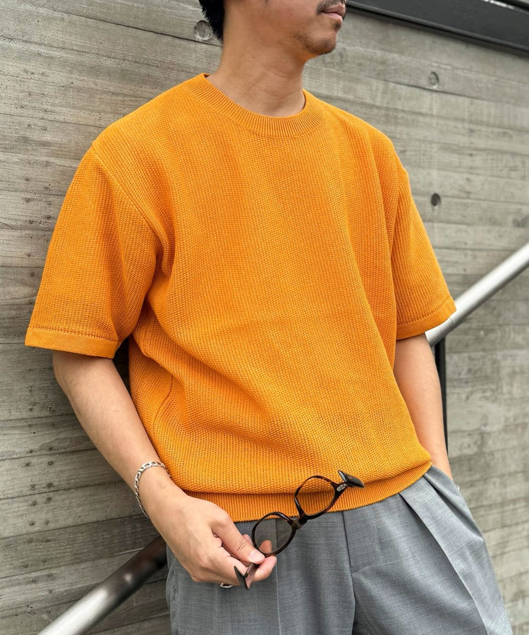BATONER/バトナー】OX SUMMER KNIT CREW NECK S/S 25SS（5-0607