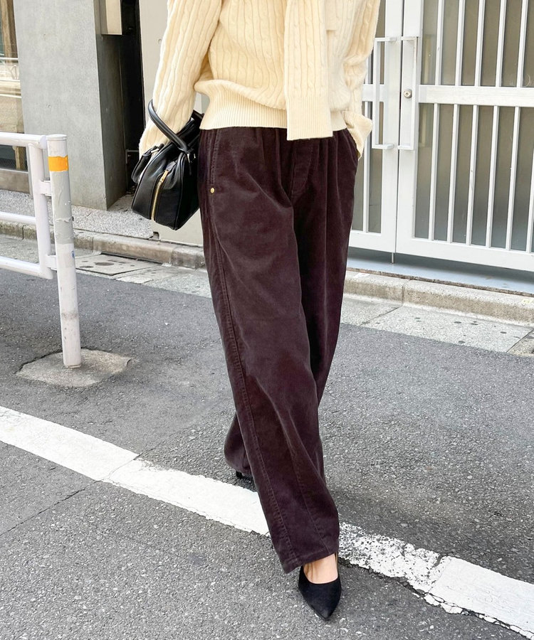 コーデュロイ イージーカーブパンツ（4-0021-6-29-009）｜fredy