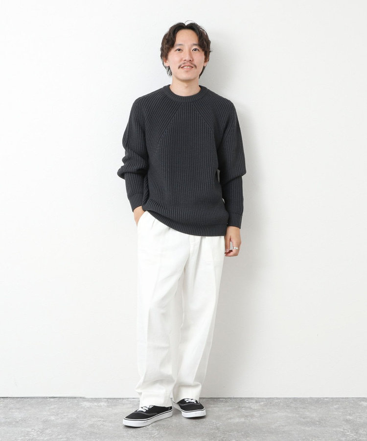BATONER/バトナー】SIGNATURE CREW NECK シグネチャー クルーネック