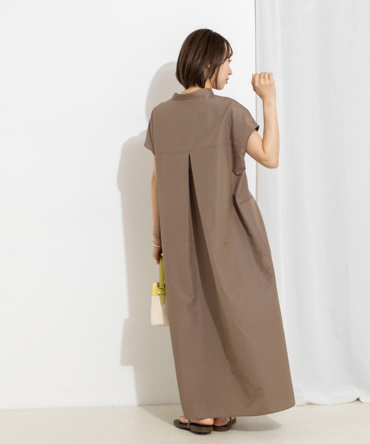 【WEB＆一部店舗限定カラー】ウォッシャブルエクセルテックタンブラースタンドカラースキッパーワンピース