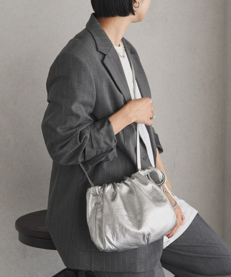 名品】4wayレザー巾着ショルダーバッグ［chi企画］/CE-1454