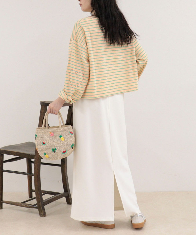 【WEB限定 GW SPECIAL PRICE】カットジョーゼットインゴムタイトスカート