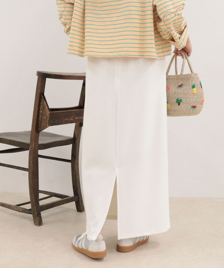 【WEB限定 GW SPECIAL PRICE】カットジョーゼットインゴムタイトスカート