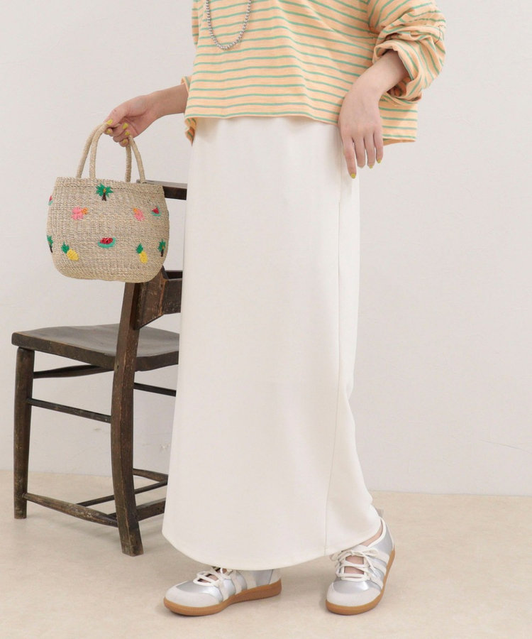 【WEB限定 GW SPECIAL PRICE】カットジョーゼットインゴムタイトスカート