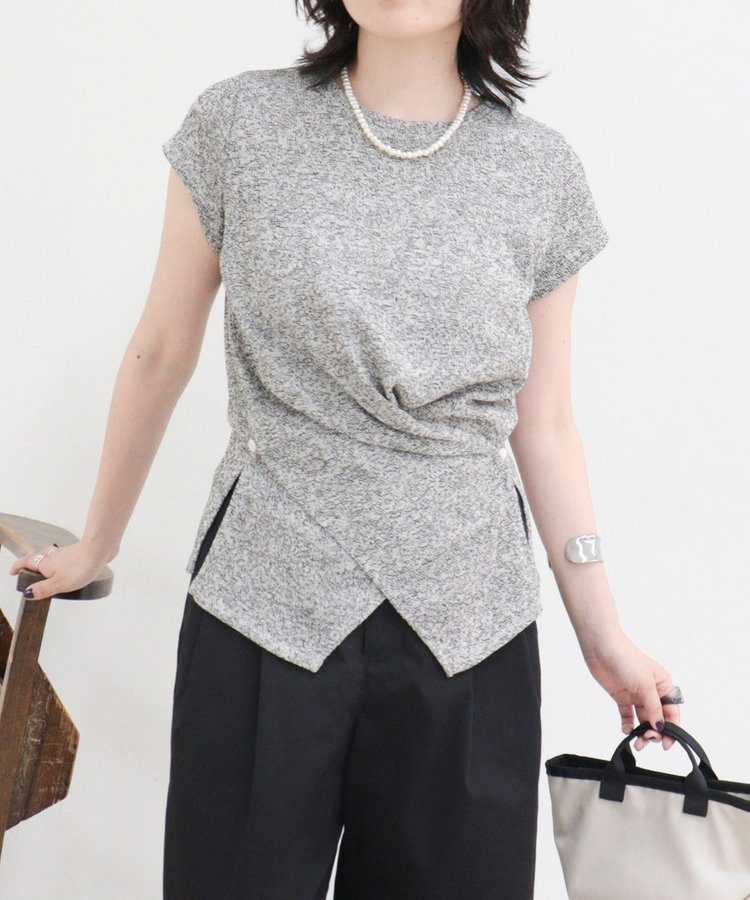 ニットソーカシュクールプルオーバー