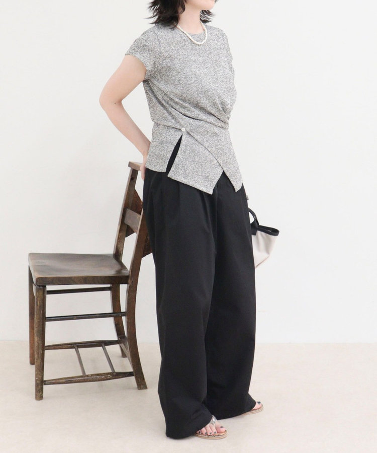 ニットソーカシュクールプルオーバー
