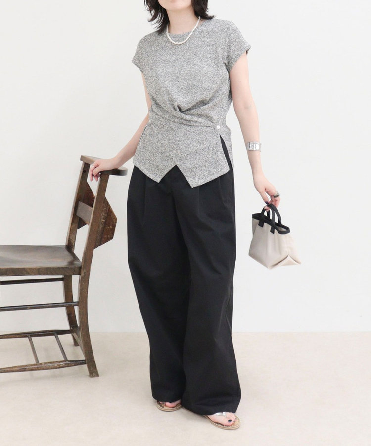 ニットソーカシュクールプルオーバー