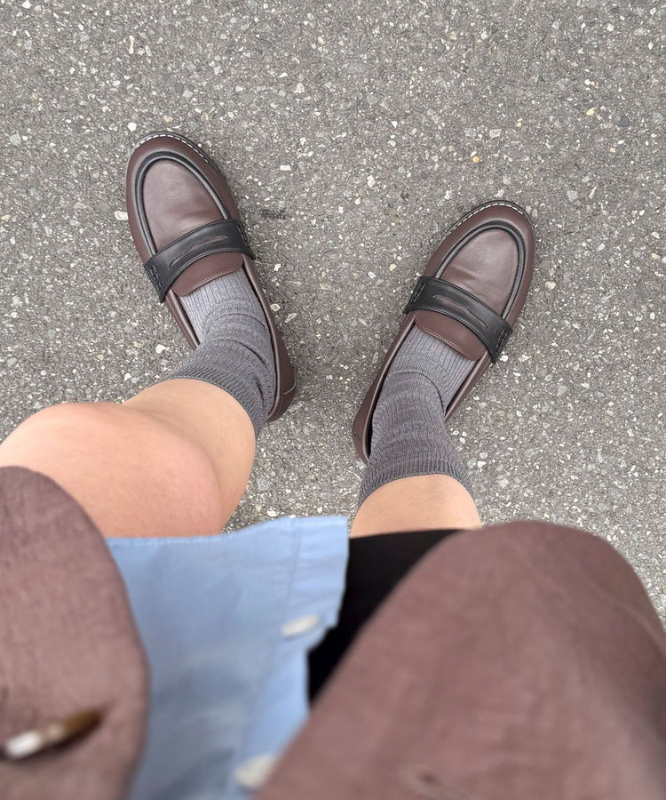 ソールステッチローファー