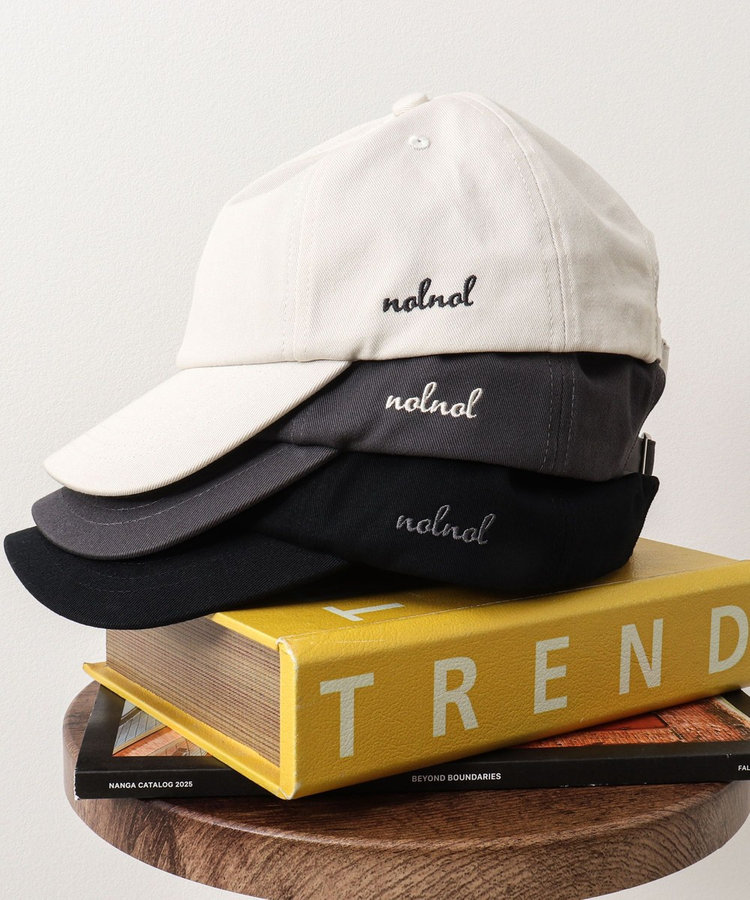【nolnol/ノルノル】コットンツイルキャップ