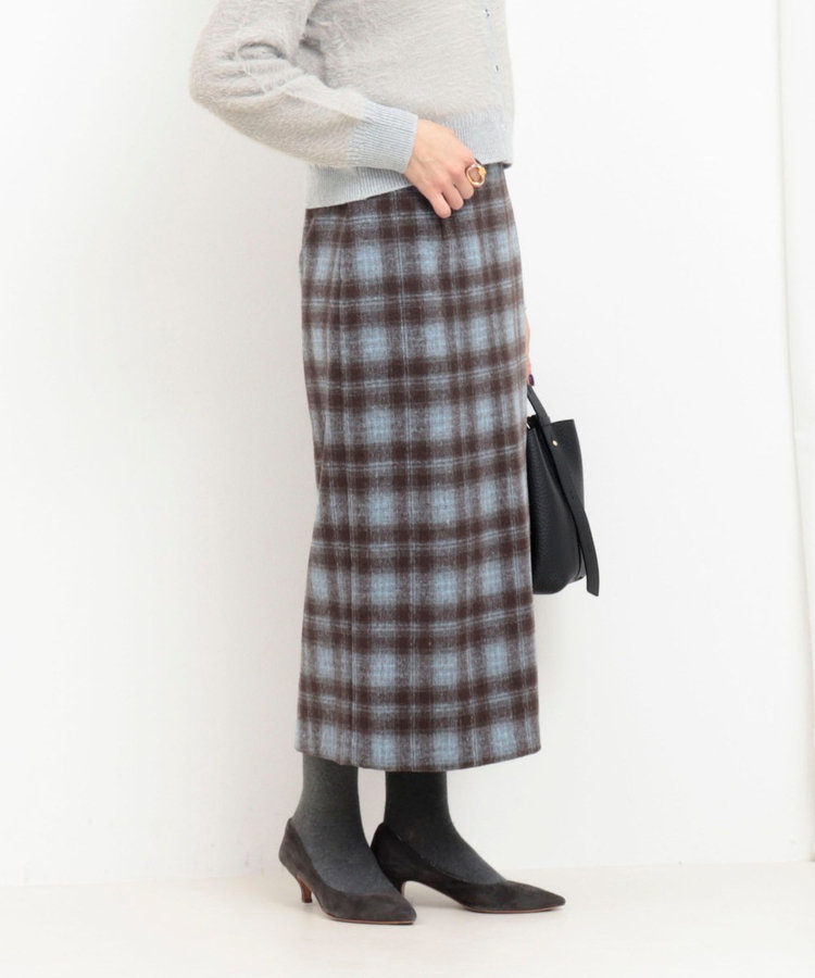 WEB限定 SPECIAL SALE！］起毛ソフトチェックスカート（5-0818-6-06