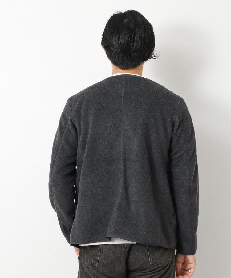 DANTON/ダントン】JD-8939 FLEECE COLLARLESS JACKET 25AW（5-0619-5