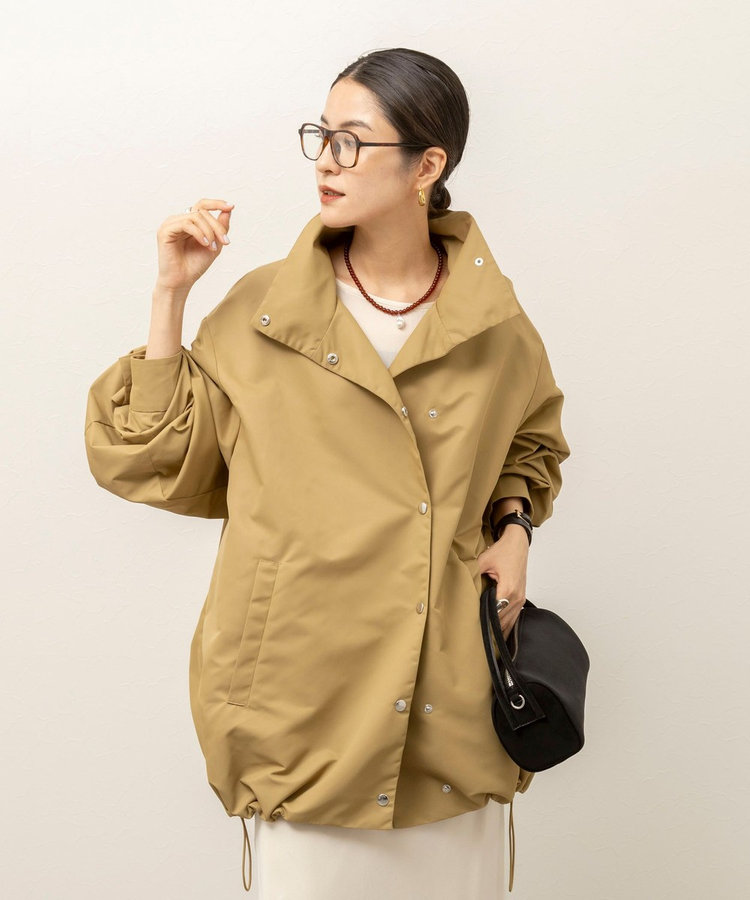 【新色追加/一部WEB限定カラー】【MAQWEL/マクウェル】スタンドネックコーチジャケット