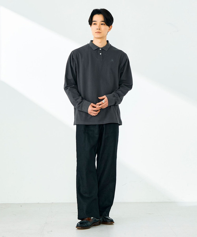 【WEB限定 GW SPECIAL PRICE】【GEVACO/ゲバコ】ロングスリーブ ポロシャツ