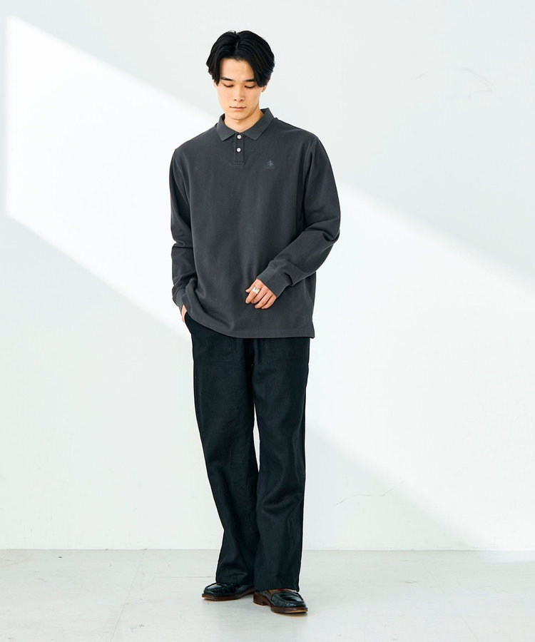 【WEB限定 GW SPECIAL PRICE】【GEVACO/ゲバコ】ロングスリーブ ポロシャツ
