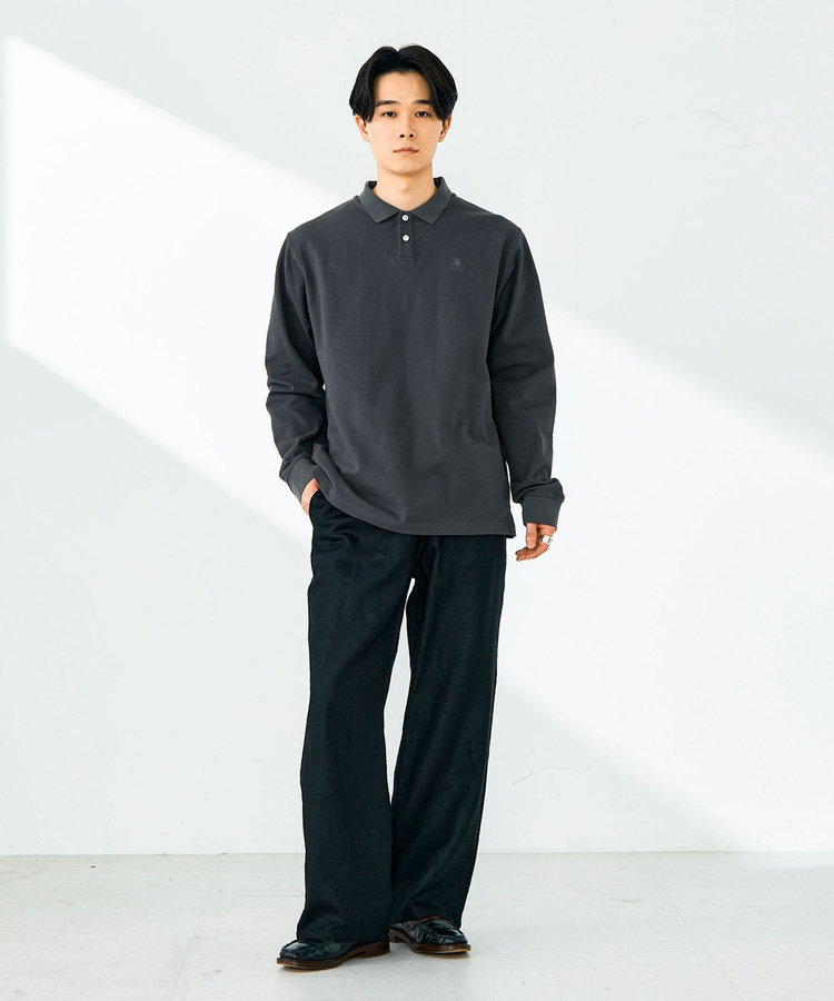 【WEB限定 GW SPECIAL PRICE】【GEVACO/ゲバコ】ロングスリーブ ポロシャツ