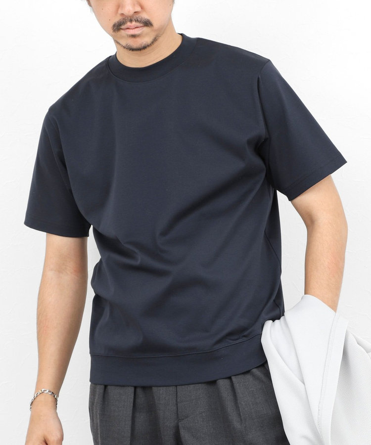［WEB限定 SPECIAL SALE！］《ビジカジ対応》シルケットスムース クルーネックドレスTシャツ 26SS