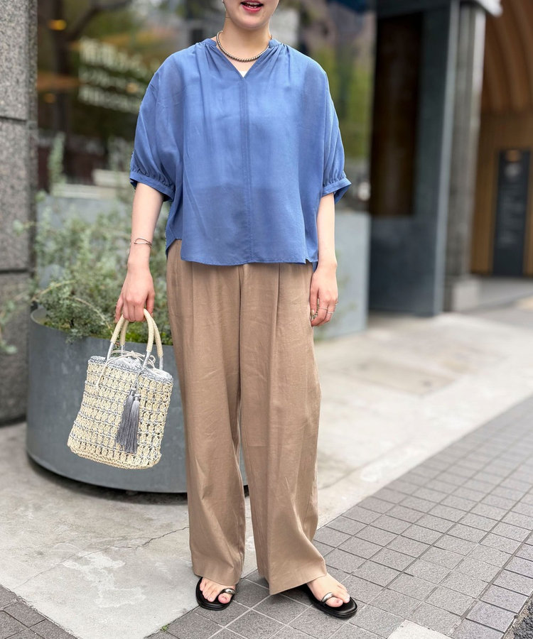 ナチュラルシースルードライシャツ