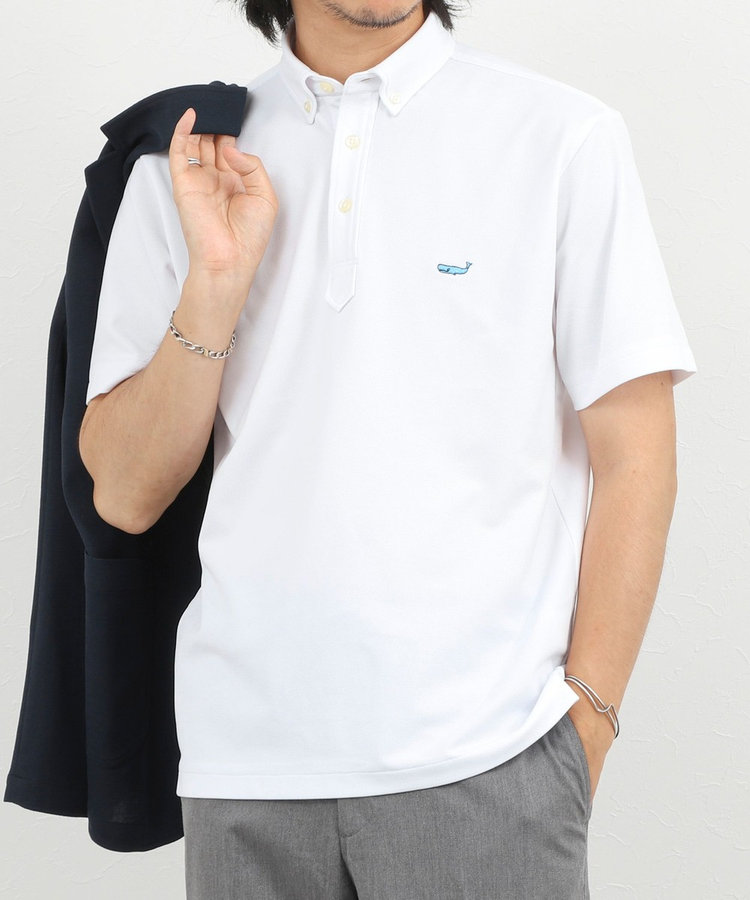 《ビジカジ対応》クジラ Polo ボタンダウンポロシャツ 26SS