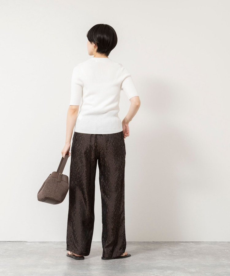 【TICCA/ティッカ】レオパードジャガードパンツ