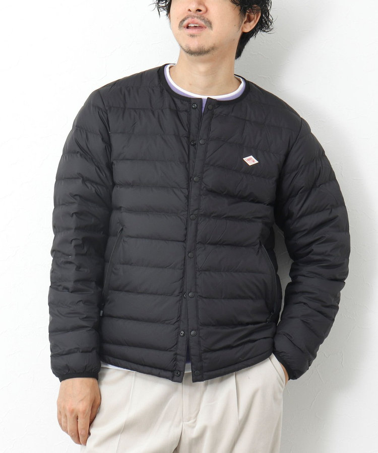 DANTON/ダントン】ナイロンタフタ クルーネックインナーダウン