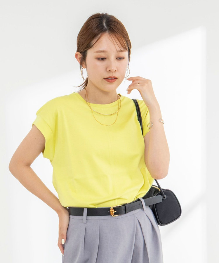 《ノーリーズオリジナル美容Tシャツ》シルクアミノ酸加工オーバーノースリーブ
