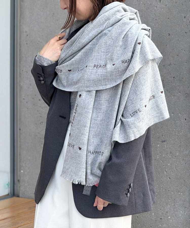 CITRUS/シトラス】 メッセージストール（5-0435-6-14-102）｜NOLLEY'S