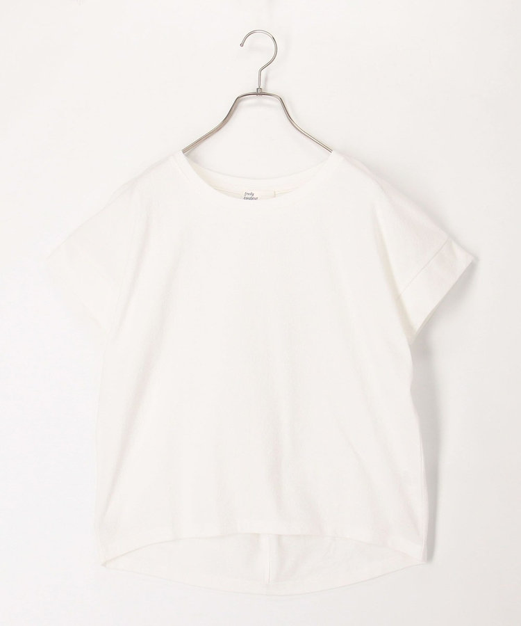 ドライタッチ天竺袖口ダブルTee