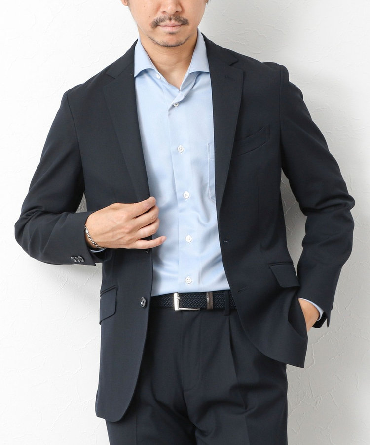 美品✨クルチアーニ ジャージジャケット ストレッチ アンコン シングル L ビジカジ/セットアップ対応】ACTIVE SETTER ウォッシャブル
