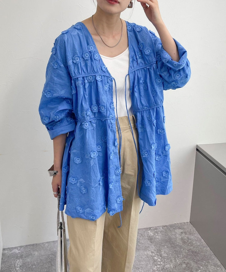 セール】 【L】【WEB限定】コットンギンガムチェック チュニック