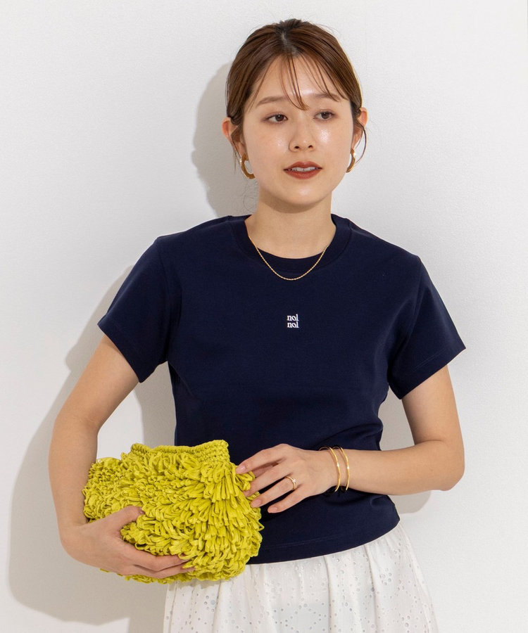 【nolnol/ノルノル】ウォッシャブルクルーネックTee